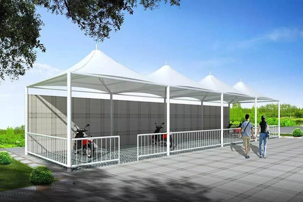 在呼和(hé)浩特市(shì)影(yǐng)響膜結構停車(chē)棚的(de)使用(yòng)年(nián)限及其因素有(yǒu)哪些(xiē)?